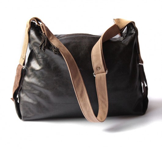 torba - black&brown leather xl- elfagado