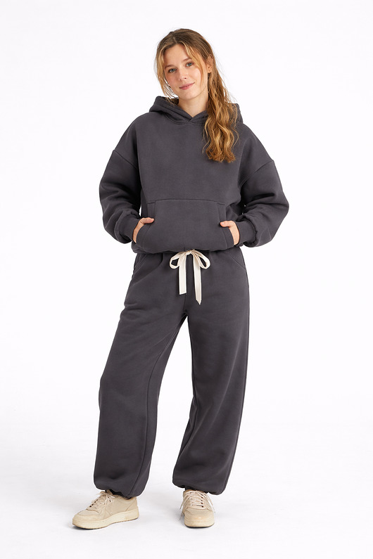 komplety damskie Zestaw - Dres Boxy&Baggy  Grafit