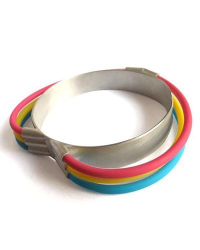 Rubber Heart Colours-bransoleta Wierzbanowska