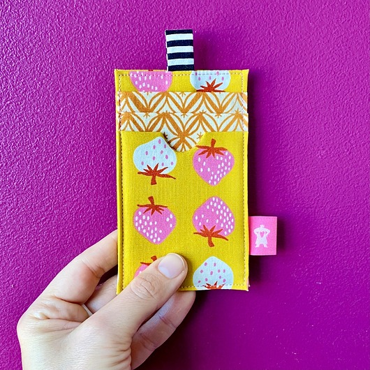 portfele damskie Strawberry Yellow Etui