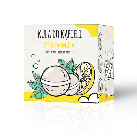 produkty do kąpieli Kula do kąpieli Cytryna - Mięta