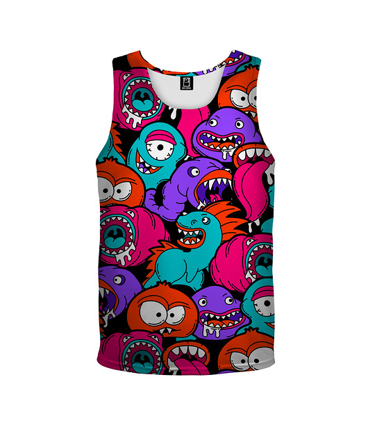 t-shirty dla dziewczynki Bokserka Top Girl DR.CROW Colorful Monsters
