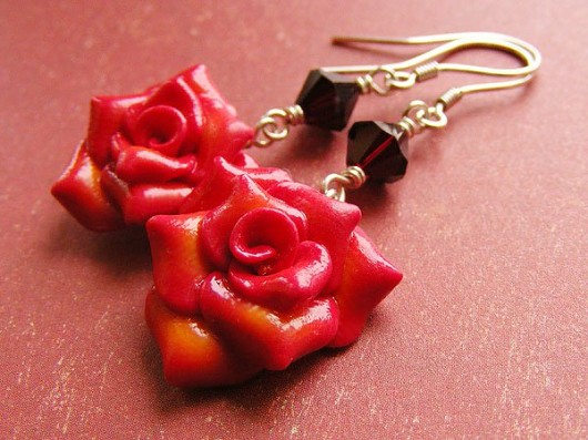 FIMO collection: roses Czarna Pantera