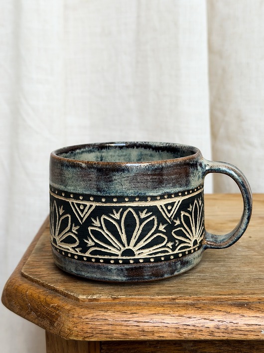 kubki Kubek sgraffito