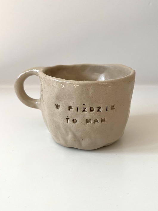 kubki Kubek z brzydkim napisem W PIŹDZIE TO MAM 200 ml
