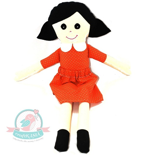 Lalka szmacianka- Zuzia 4 craftKASIA