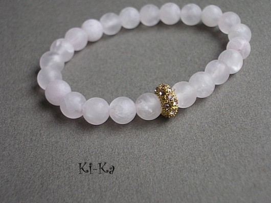 Ice pink - bransoletka KiKa pracownia