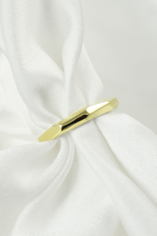 pierścionki złote Złoty drobny minimalistyczny sygnet damski Mica- Pinky ring- HerRing