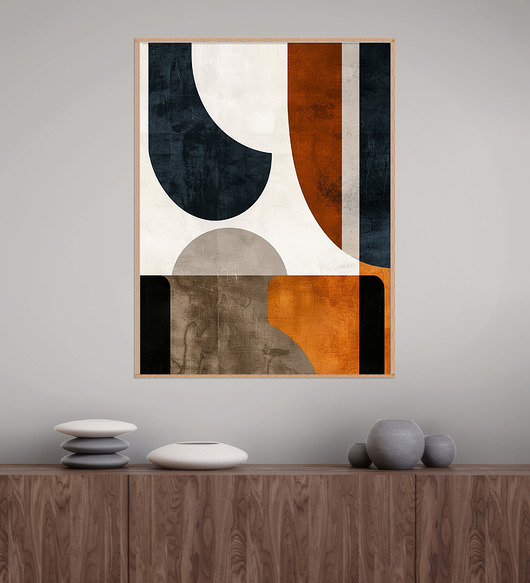plakaty Geometria natury - Plakat, druk - Minimalizm, Boho, Loft #115