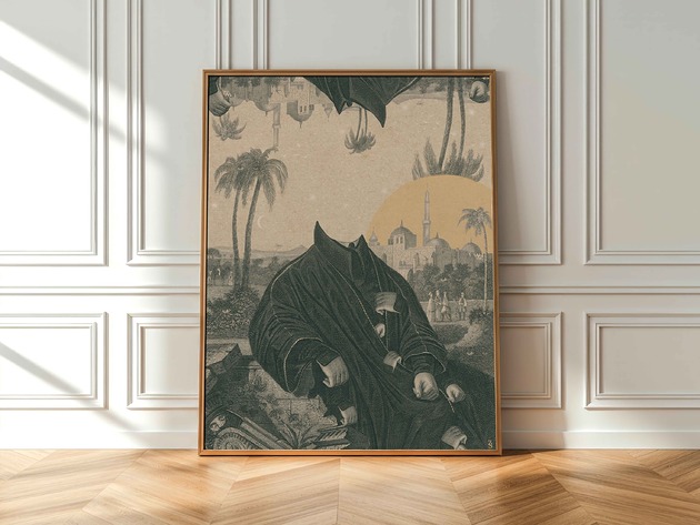 plakaty Plakat Kolaż ,,Pustka"