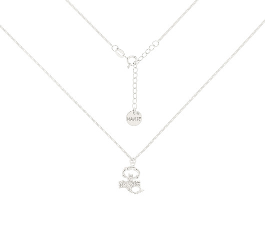 chokery Srebrny choker pancerka ze znakiem zodiaku Skorpion