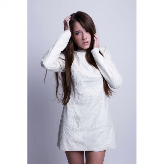 TUNIKA # BLUZKA # EcRU KINGA JANOWSKA FASHION