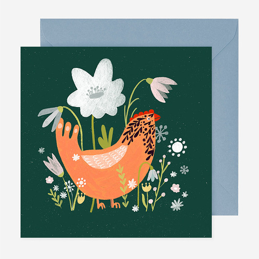 kartki wielkanocne Kartka Kurka Złotopiórka