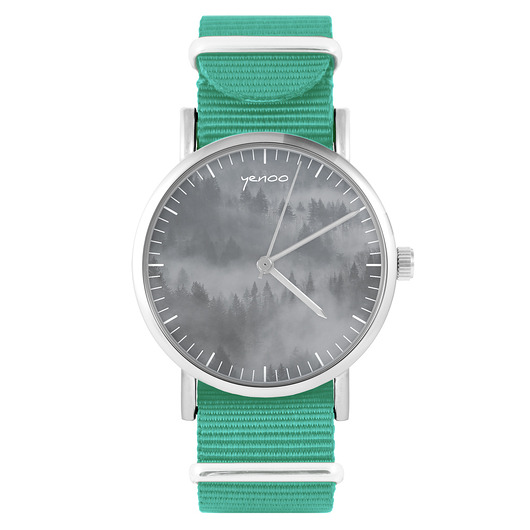 zegarki unisex Zegarek -  Wild life - turkusowy, nylonowy