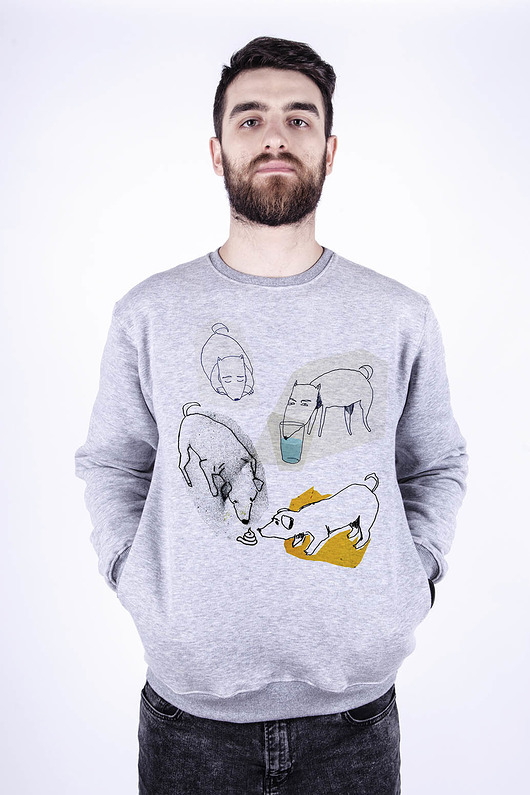 Bluza męska `Piesky` dziendobry