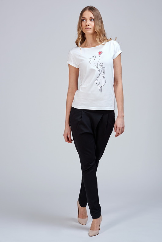 T-shirt LADY z nadrukiem TOSS