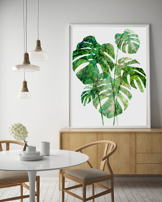 Monstera | 100x70 cm Milo Mi