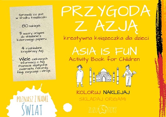Przygoda z Azją - kreatywna książeczka ZUZU TOYS