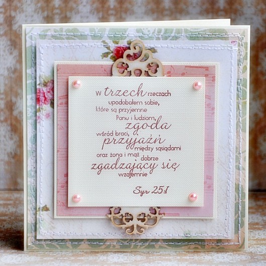 Kartka ślubna encza