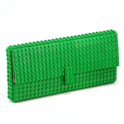 Zielona Torebka - kopertówka z klocków LEGO&#174; agabag