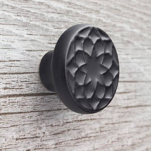 gałki do mebli Gałka do mebli, czarna matowa, wz.1