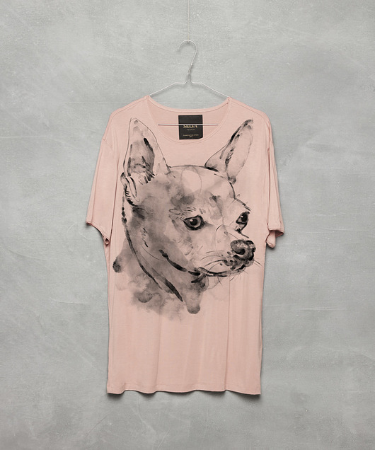 t-shirty męskie Chihuahua Dog Men's T-shirt light pink