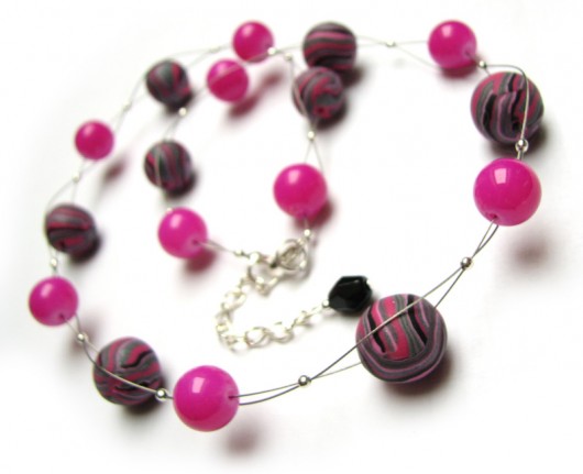 I love magenta veska