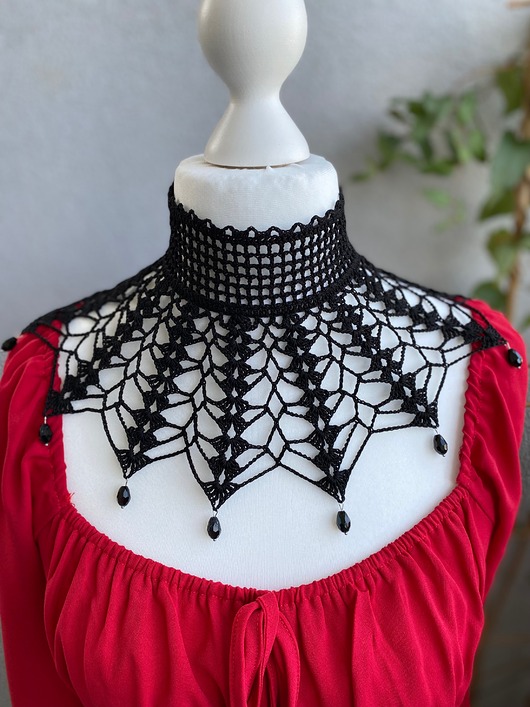 kolie Koronkowy naszyjnik kolia