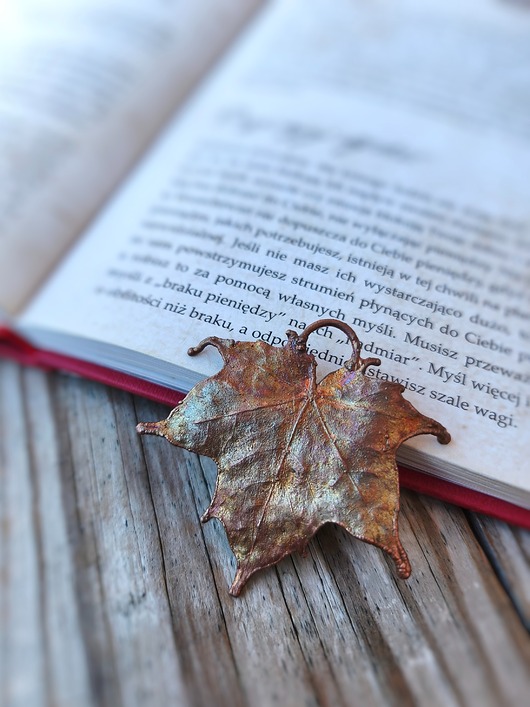 wisiory Liść miedziany Klon Zwyczajny III