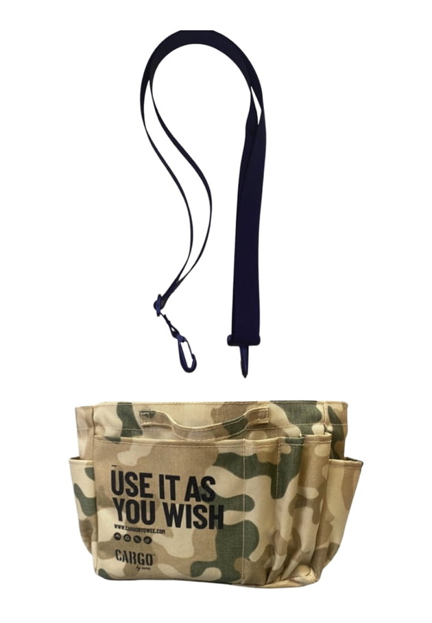 pokrowce i etui - organizery Organizer "SERCE TORBY" woodland z pasem