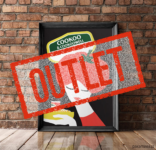Plakat -75%  OUTLET POMIDORO WISIMITU