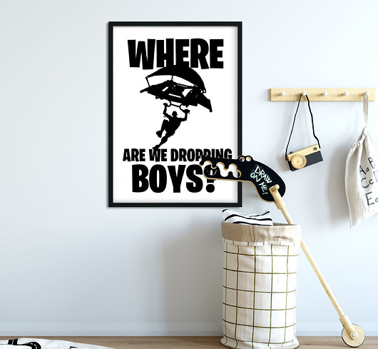 Plakat FORTNITE Battle royale - dla gracza Bajkowe Obrazki