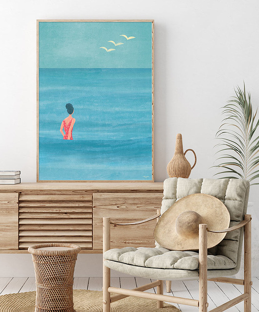 plakaty Plakat - Lato nad morzem