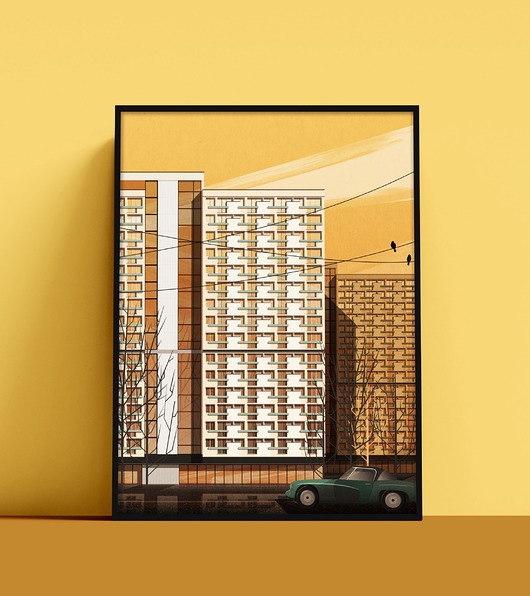plakaty Plakat Osiedle za Żelazną Bramą, Blokowisko, Warszawa