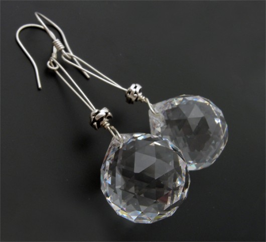 Kolczyki Ekstrawaganckie kryształ Swarovski pieklo niebo