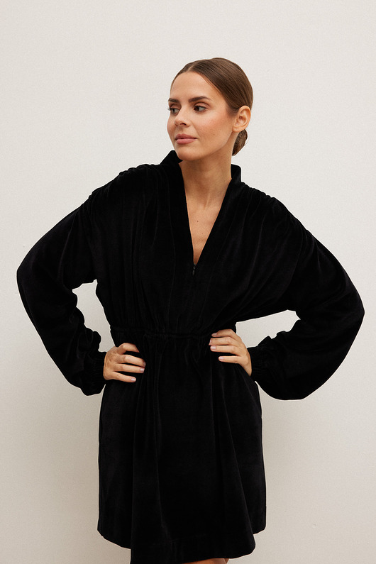 sukienki midi damskie Sukienka FILOMENA  mini black