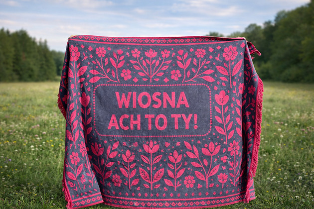 koce i narzuty Mata piknikowa XL Wiosna