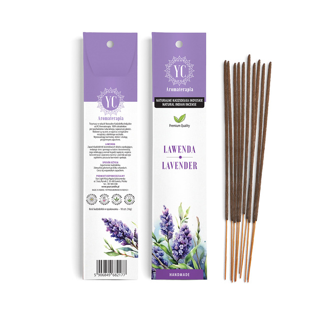 zapachy - inne Naturalne Kadzidła Indyjskie Lawenda 10szt.(16g)- Your Candle