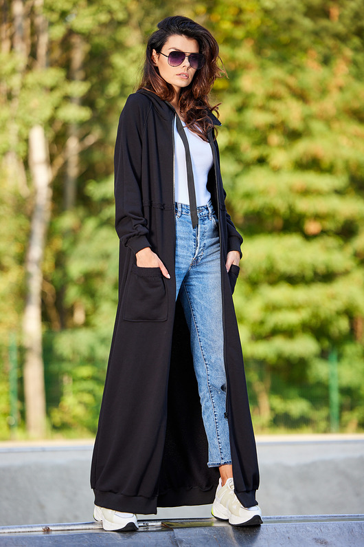 bluza z kapturem damska Bluza C277