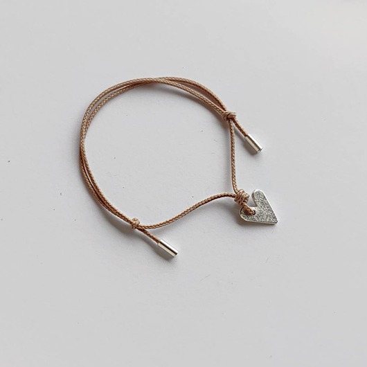 bransoletki na sznurku Serduszko bransoletka