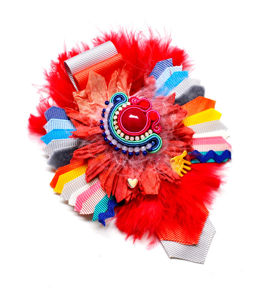 broszki Sutaszowa broszka PETRA