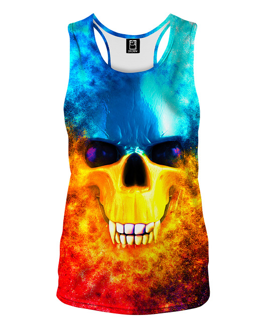 topy damskie DR.CROW Bokserka Damska Vampire Skull