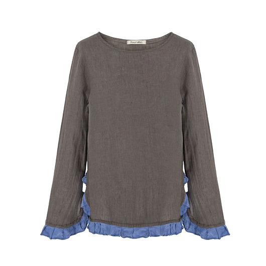 Linen Frill Top FoureMki