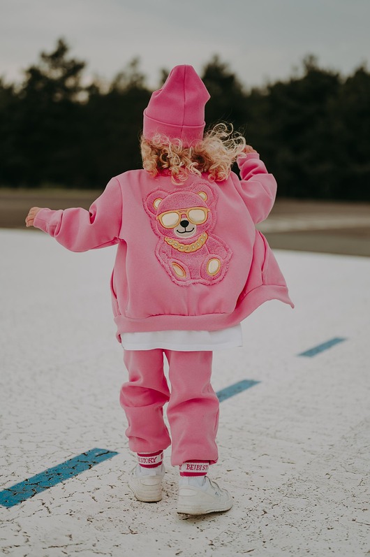 bluzy dla dziewczynki Bluza rozpinana Chloe Teddy