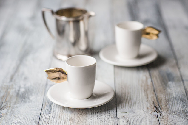 kubki i filiżanki Filiżanki porcelanowe espresso