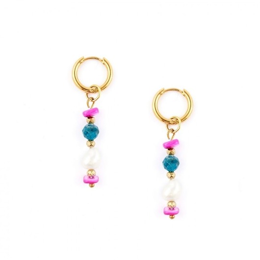 kolczyki - inne Kolczyki Saint-Tropez Pozłacana stal szlachetna