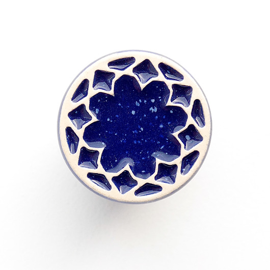 gałki do mebli Gałka mała do mebli, ciemnoniebieska, wz.14