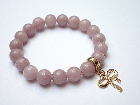 Pastele /vintage rose/ - bransoletka KiKa pracownia