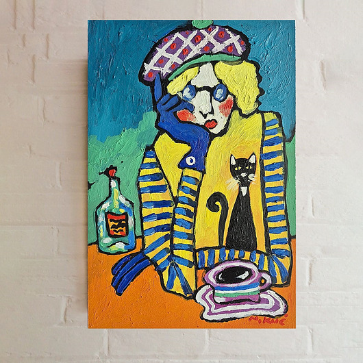 obrazy Obraz  fowizm dama