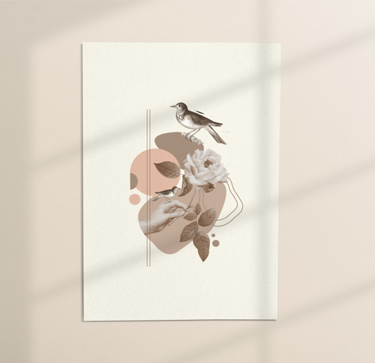 plakaty Plakat KOLAŻ - SPOTKANIE Z NATURĄ 01.